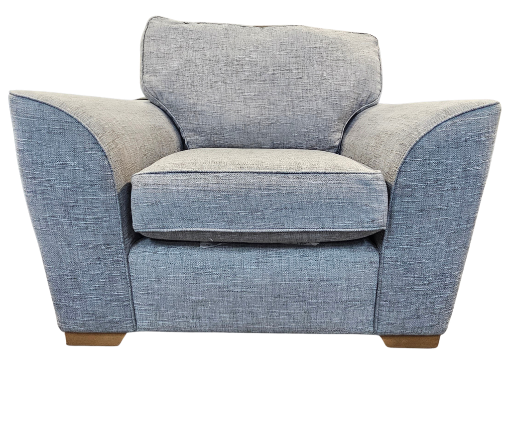 Next Stamford Boucle Weave Easy-Clean Armchair Light grey