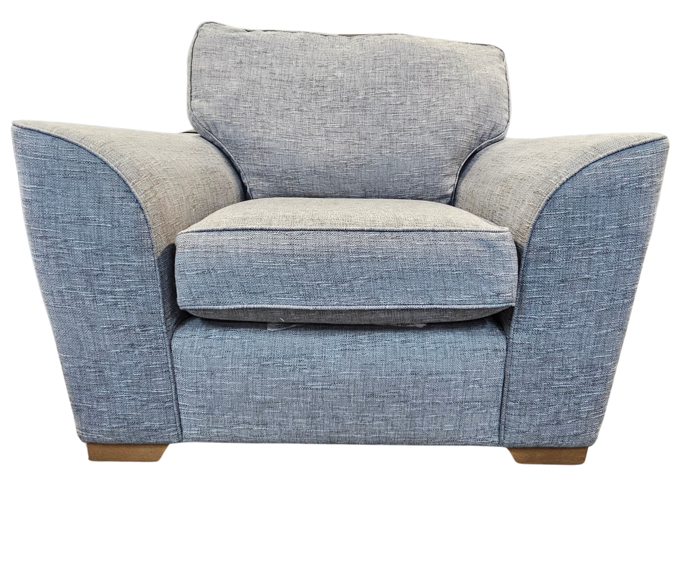 Next Stamford Boucle Weave Easy-Clean Armchair Light grey