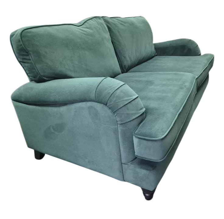 Next Lilly Green Velvet  Sofa
