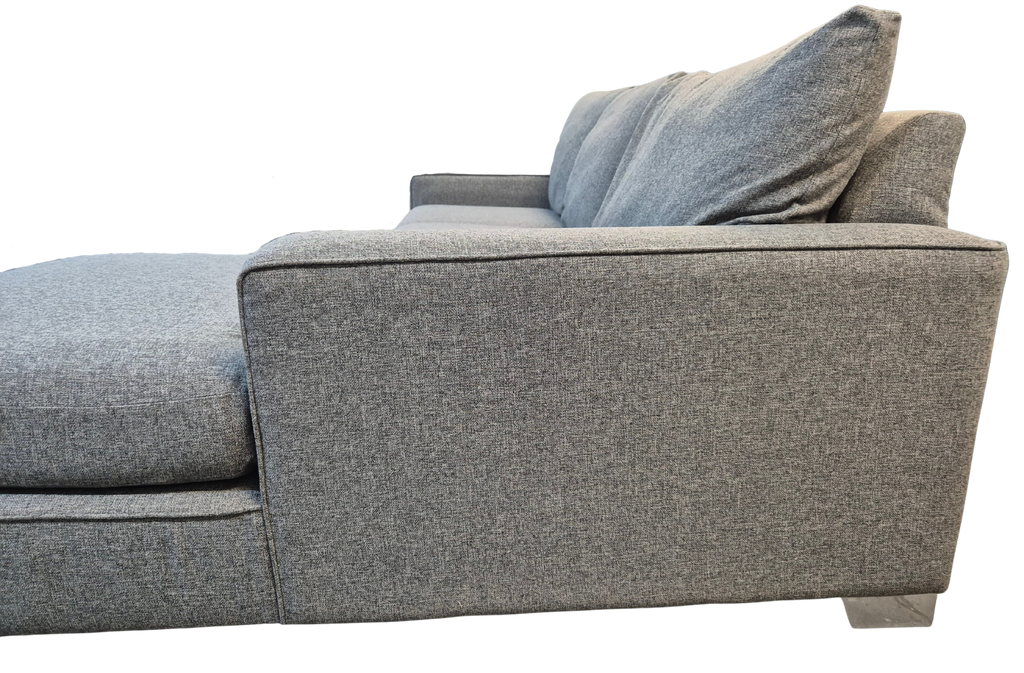 Next Sonoma Mid Grey Right-Hand Facing Chaise Sofa