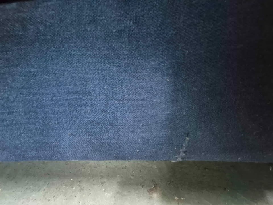 M&S Pennie Buttoned Memory Foam Topper Sofa – 3 Seater (Navy)