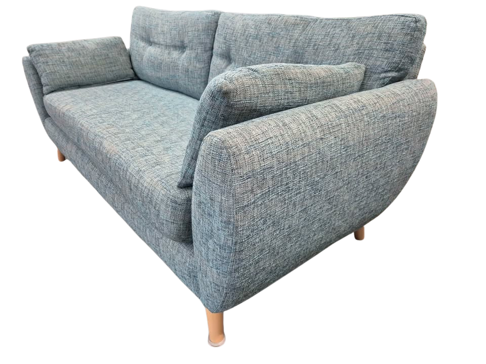 Next Wilson Button Back Teal 3 Seater Sofa