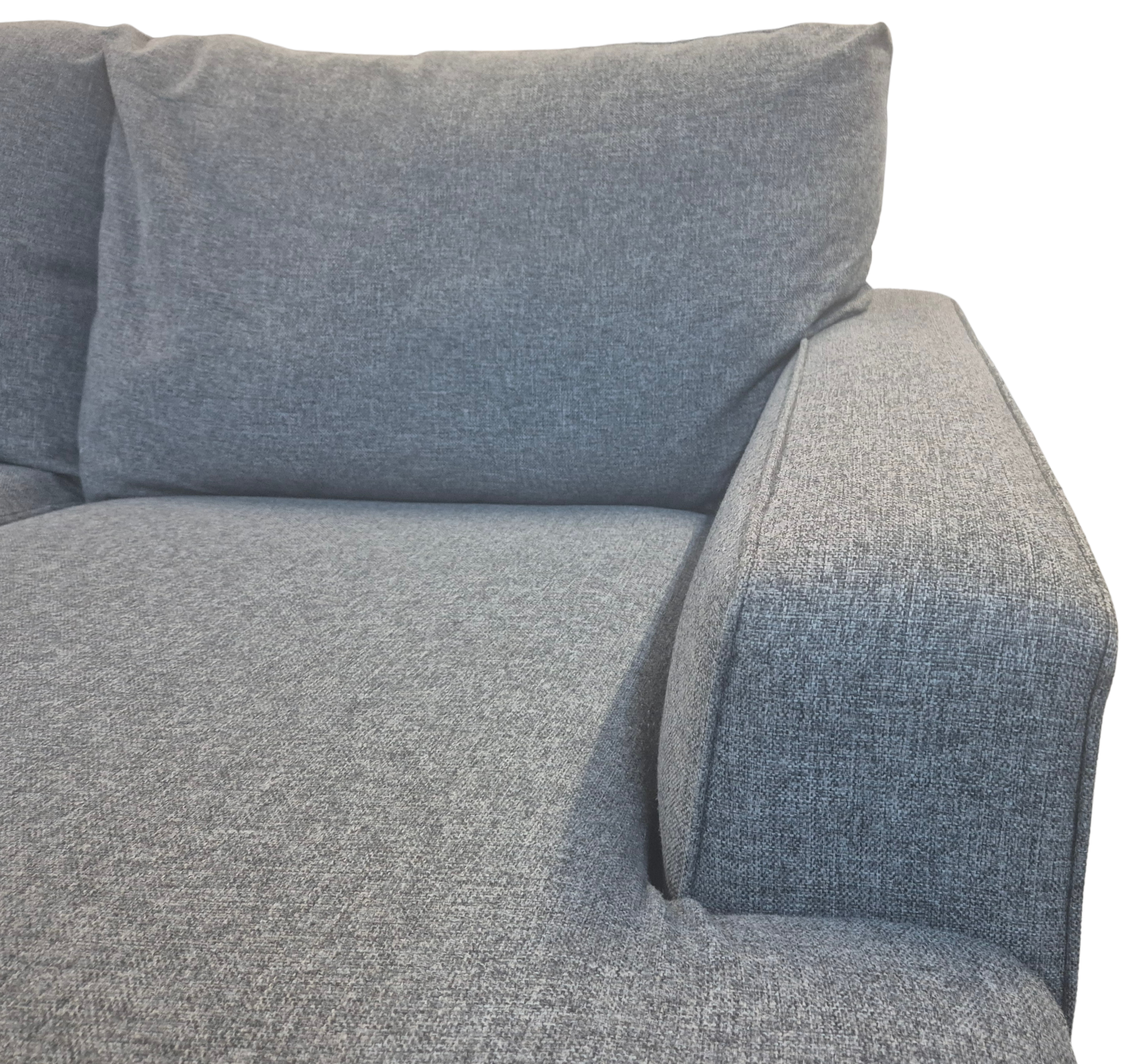 Next Sonoma Mid Grey Right-Hand Facing Chaise Sofa