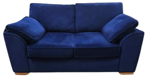 Next Stamford Blue Velvet Sofa