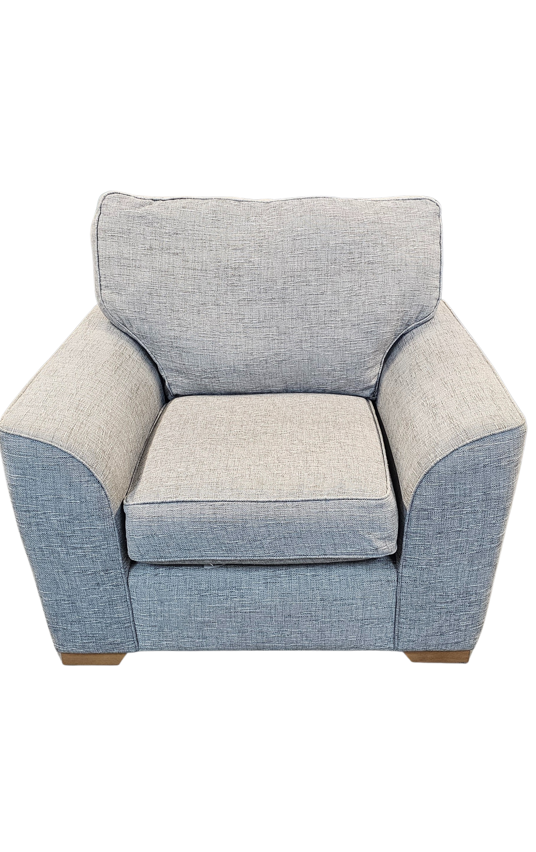 Next Stamford Boucle Weave Easy-Clean Armchair Light grey