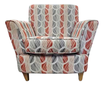 Designer Patterned Armchair/Accent Chair