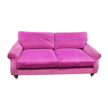 DFS Joules Cambridge 3-Seater Sofa – Magenta Pink Velvet