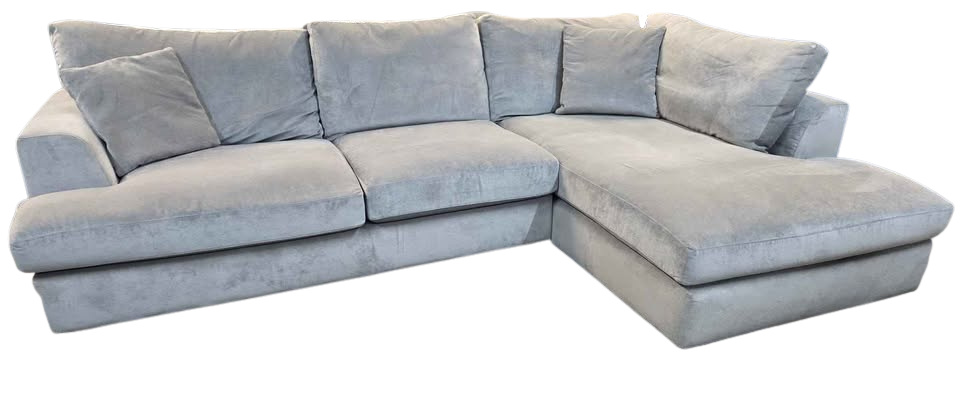 Next Stratus Silver Right-Hand-Facing Corner Sofa