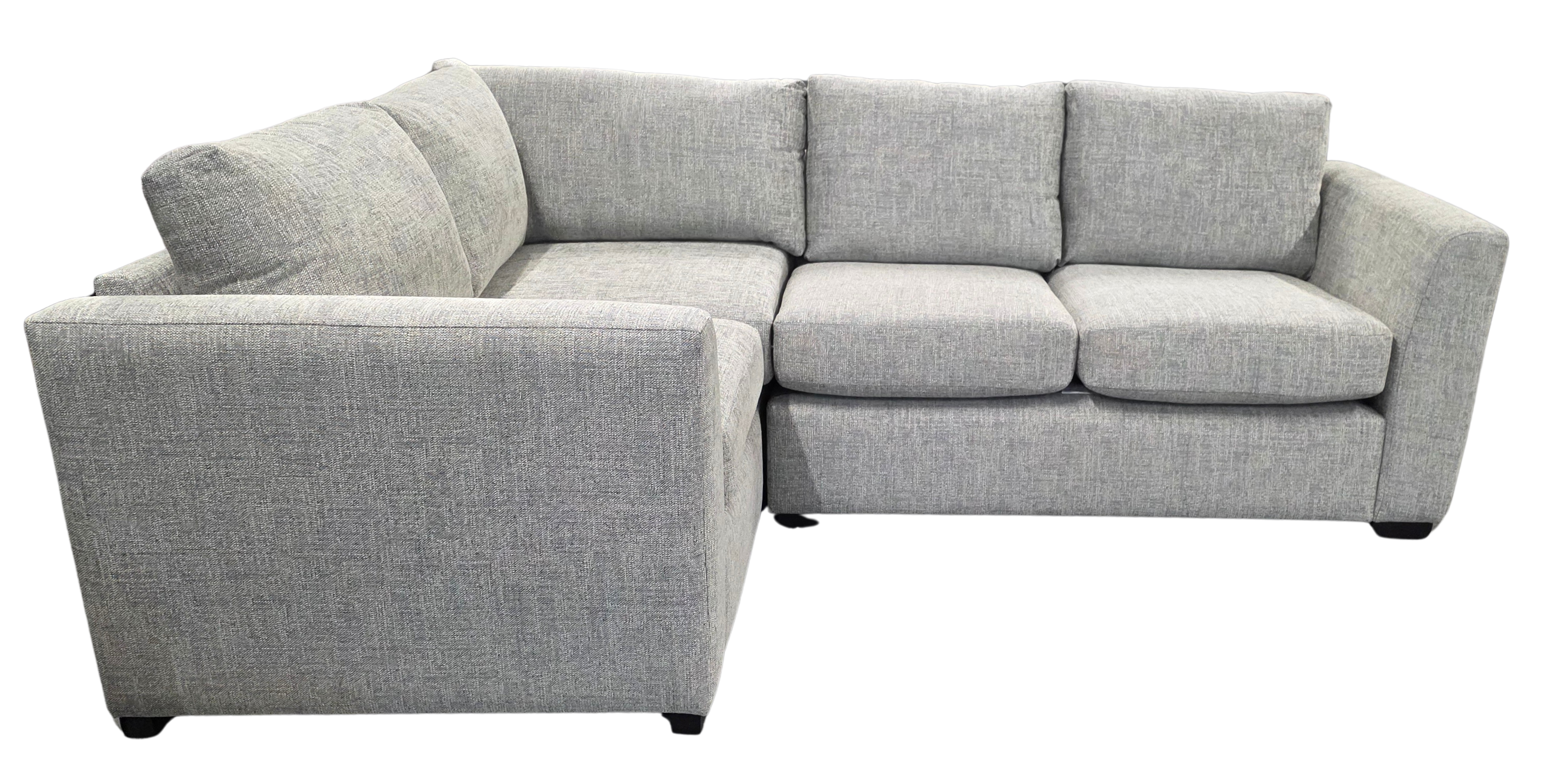 NEW Textured Grey Dual Armed Corner Sofa