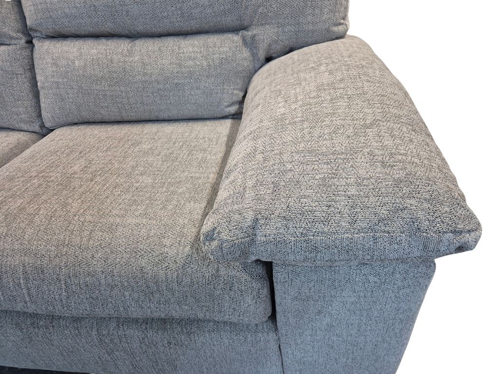 Oak Furniture Land Morgan Santos Silver 2 Seater