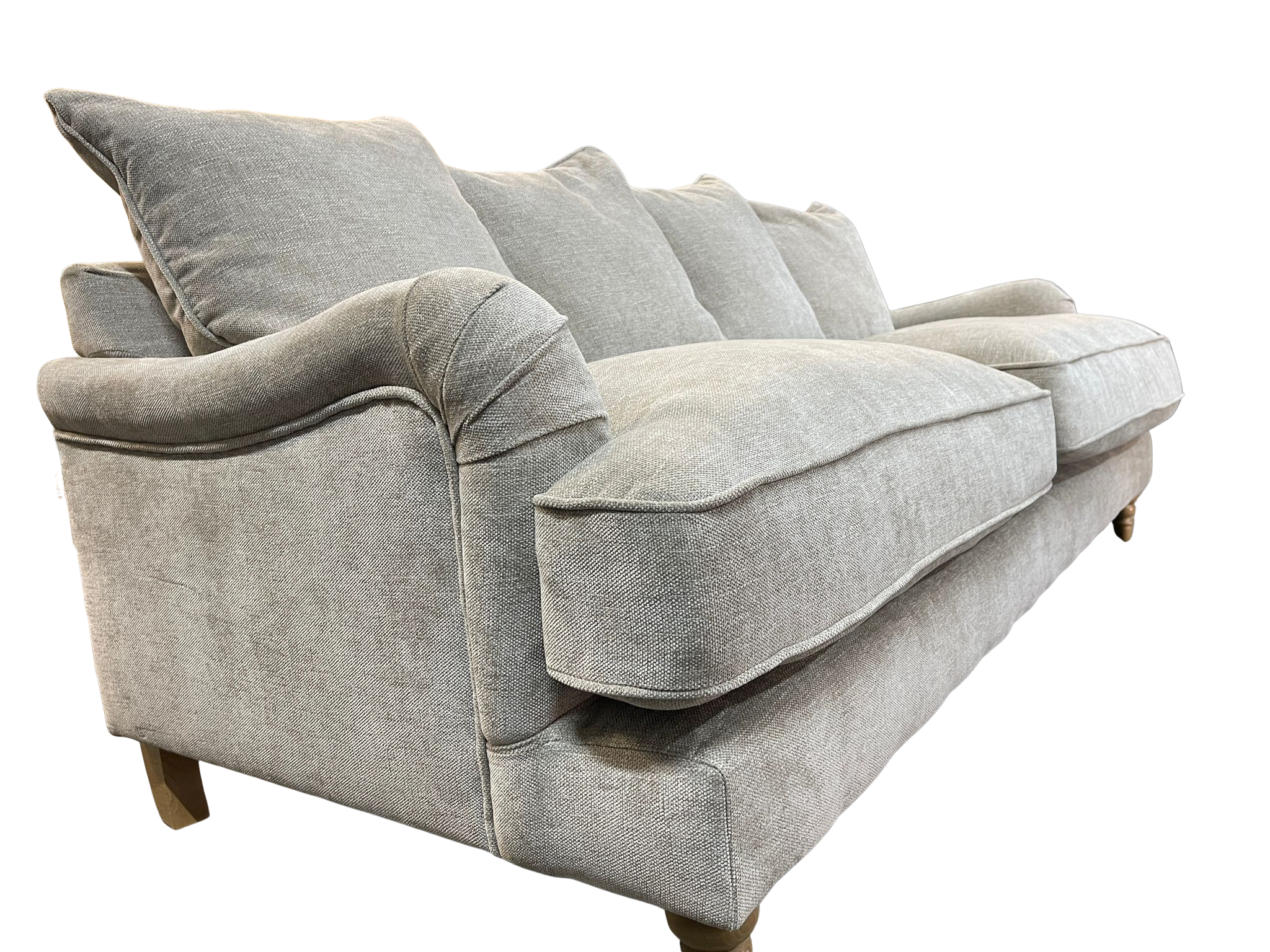 Oak Furniture Land Eloise Pillow Back Natural Marlan 4 Seater Sofa