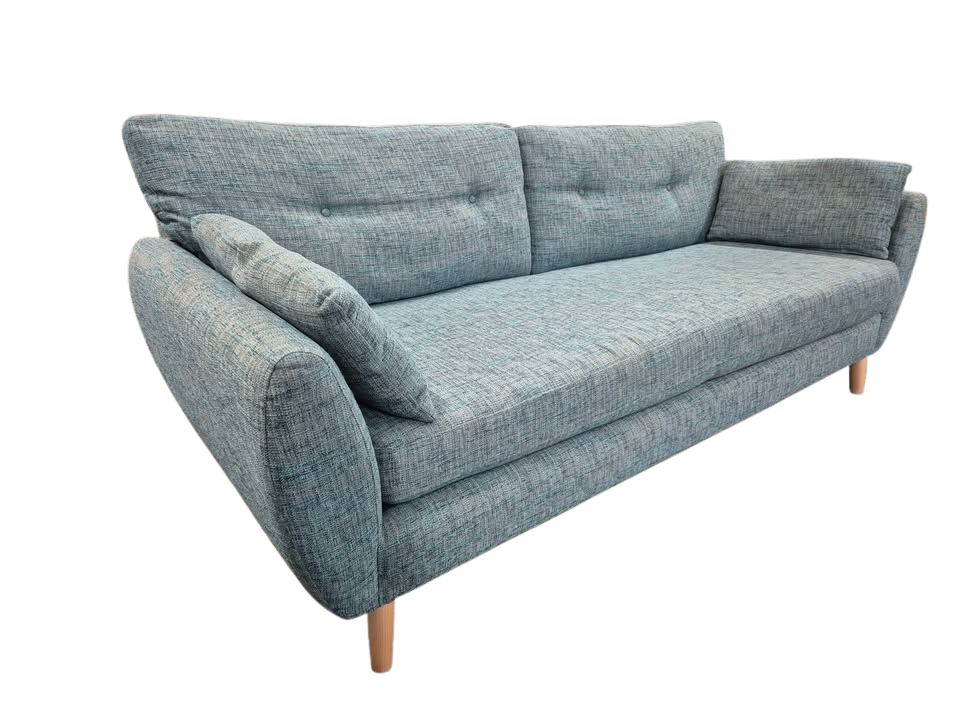 Next Wilson Button Back Teal 3 Seater Sofa