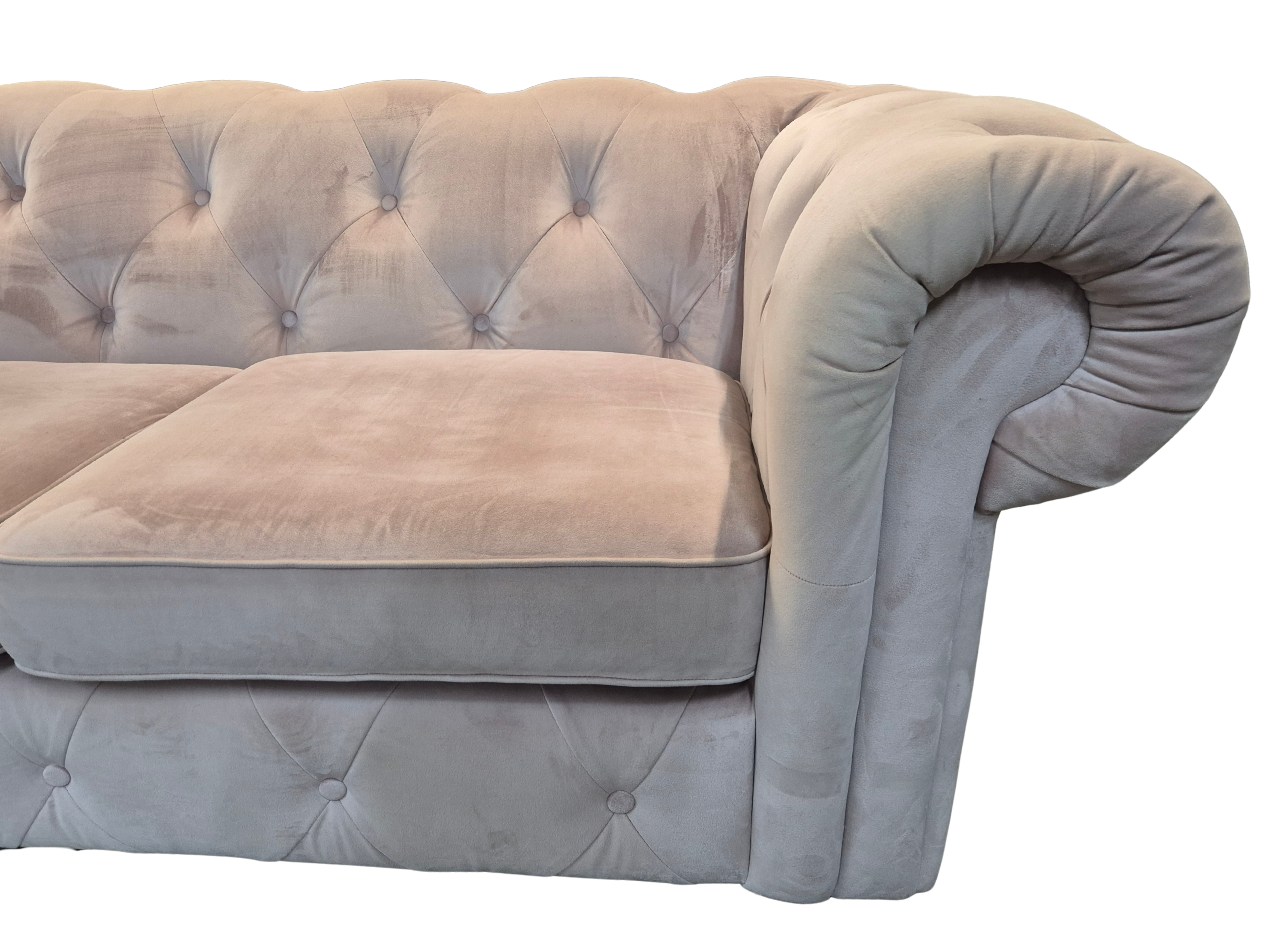 DFS Belair Blush Sensual Velvet 2 Seater