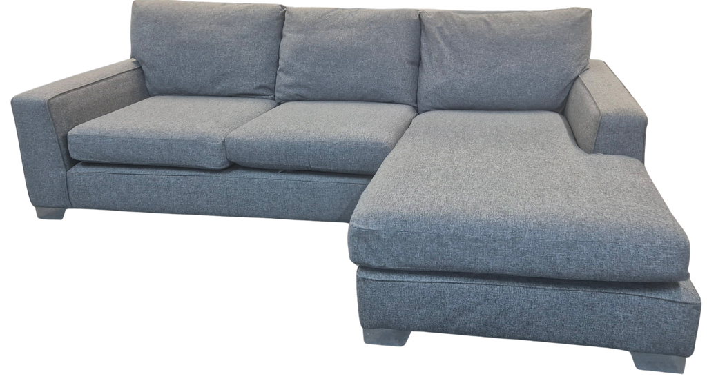 Next Sonoma Mid Grey Right-Hand Facing Chaise Sofa