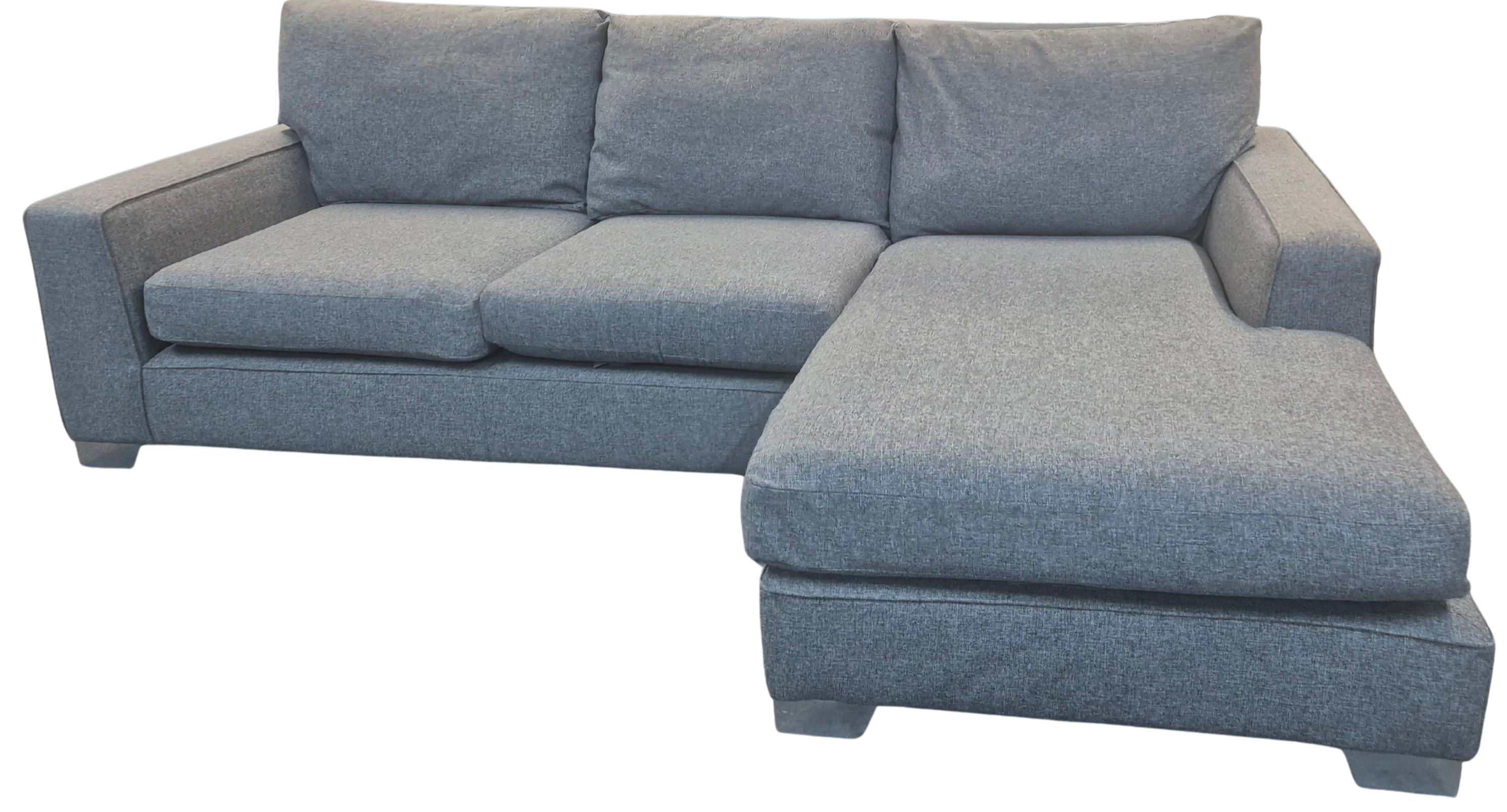 Next Sonoma Mid Grey Right-Hand Facing Chaise Sofa