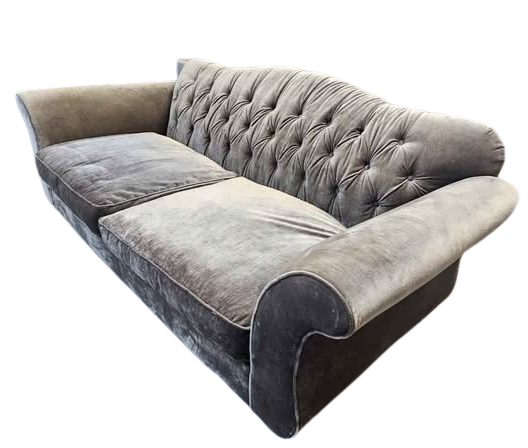 Chesterfield Crushed Velvet Style 3-Seater