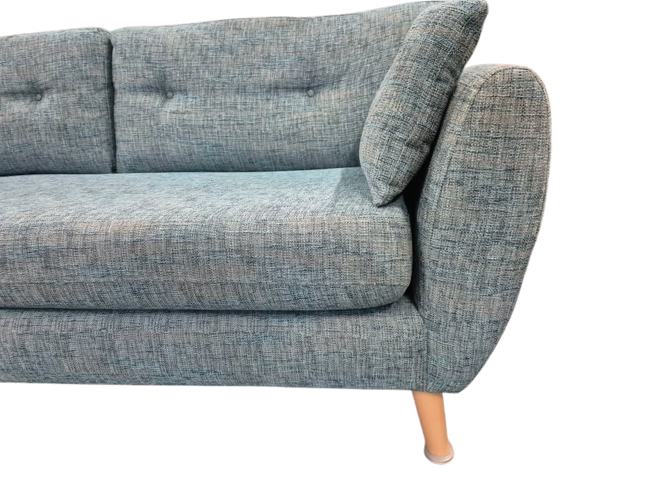 Next Wilson Button Back Teal 3 Seater Sofa