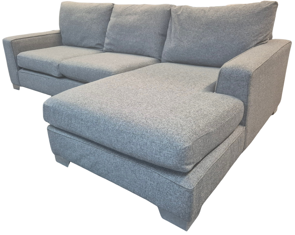 Next Sonoma Mid Grey Right-Hand Facing Chaise Sofa