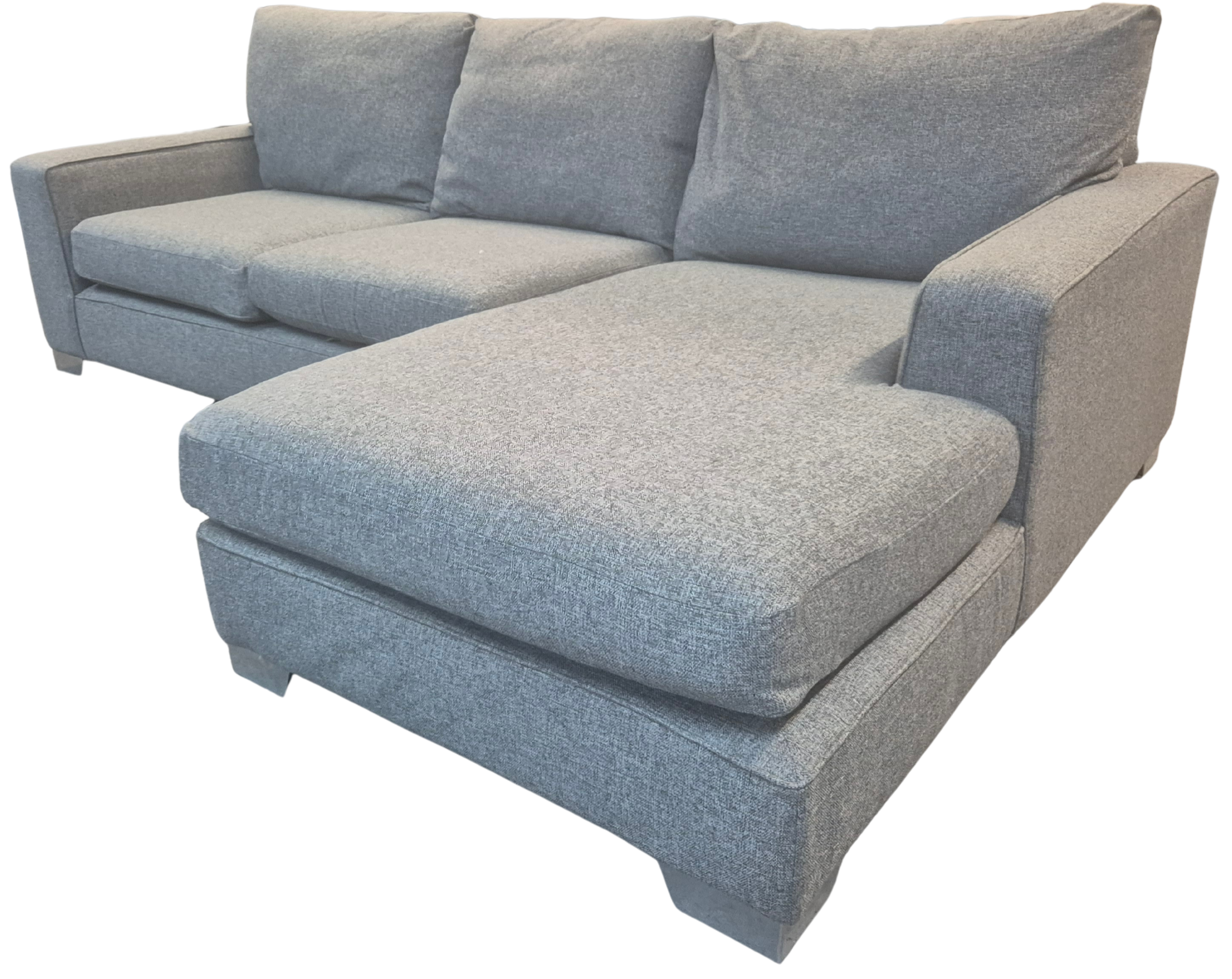 Next Sonoma Mid Grey Right-Hand Facing Chaise Sofa