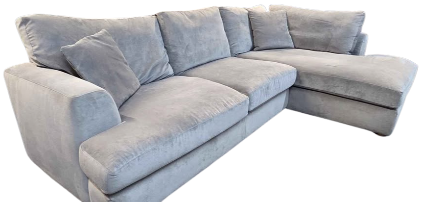 Next Stratus Silver Right-Hand-Facing Corner Sofa