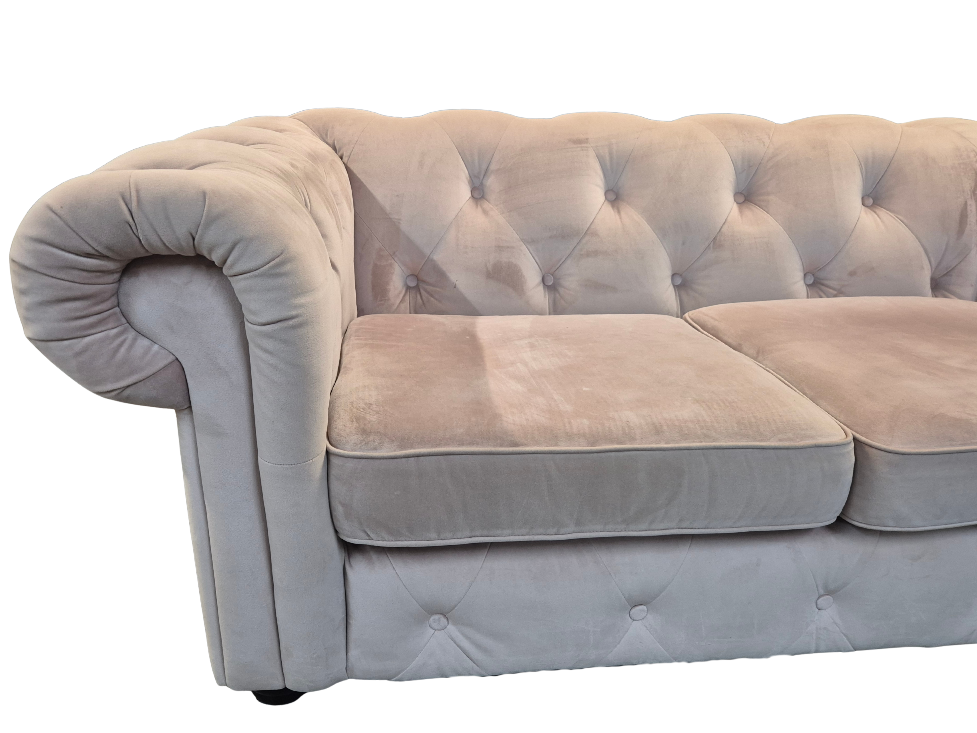 DFS Belair Blush Sensual Velvet 2 Seater