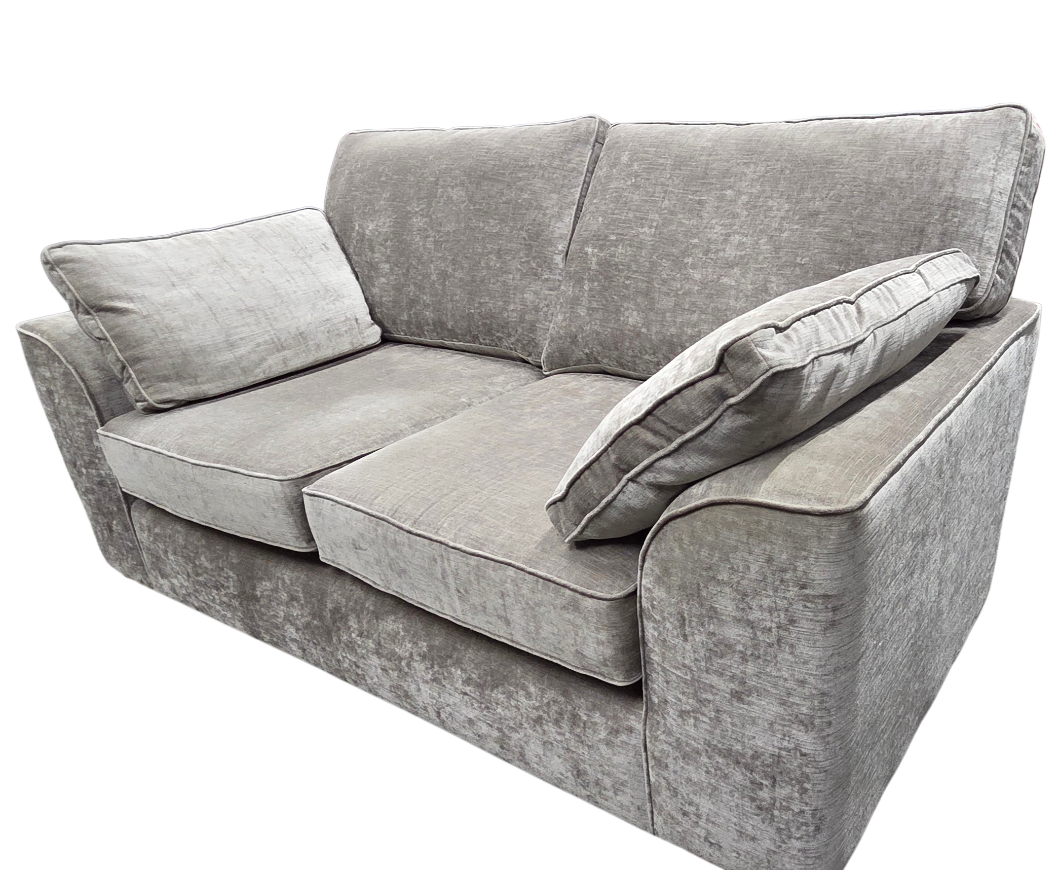 Next Stamford Medium Sofa in Antique Velvet in Mink