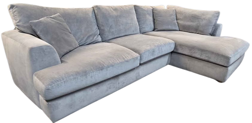 Next Stratus Silver Right-Hand-Facing Corner Sofa