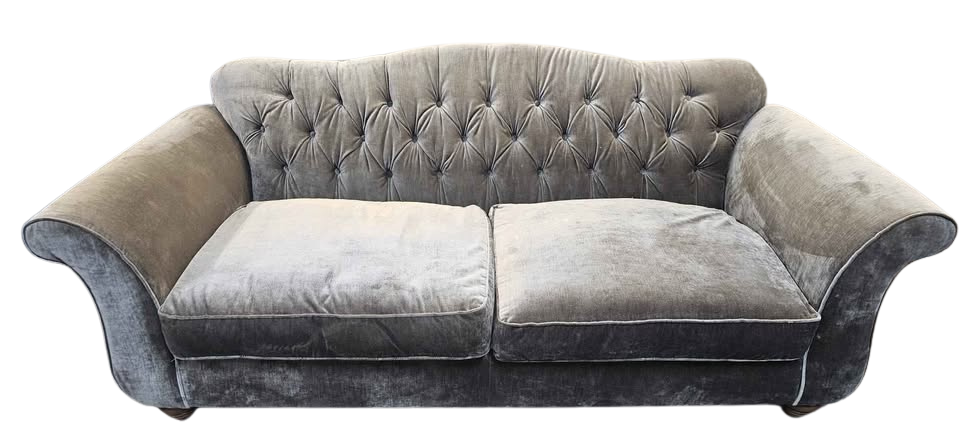 Chesterfield Crushed Velvet Style 3-Seater