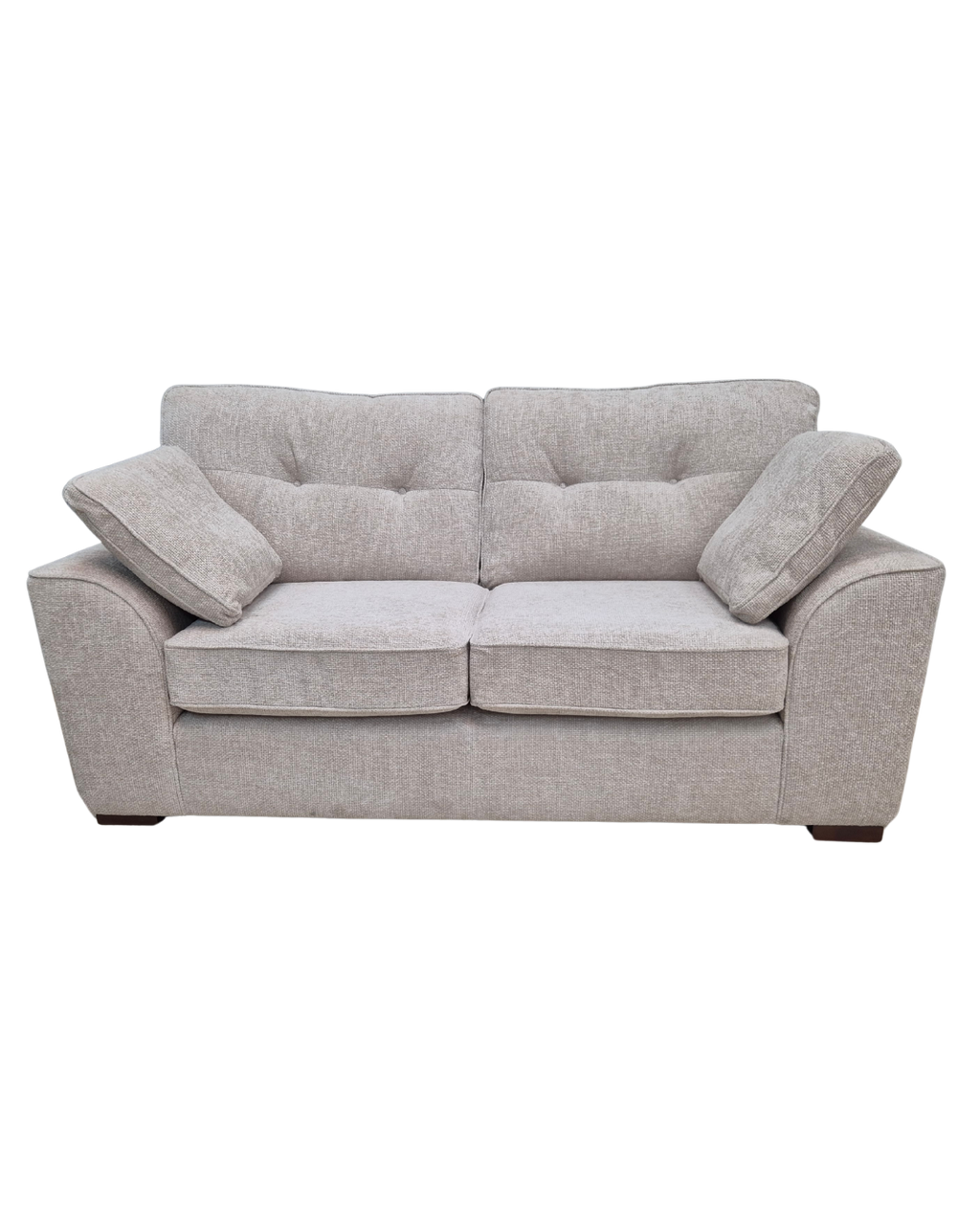 Next Stamford Chunky Chenille Buttoned Back Oyster 2 Seater