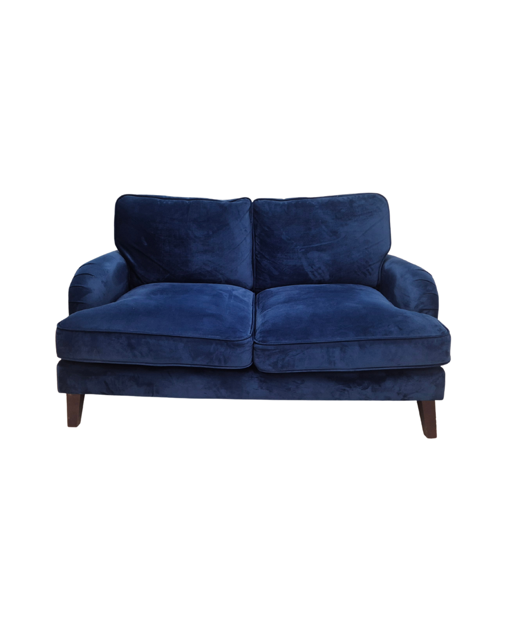 Dunelm Blue Velvet 2 Seater