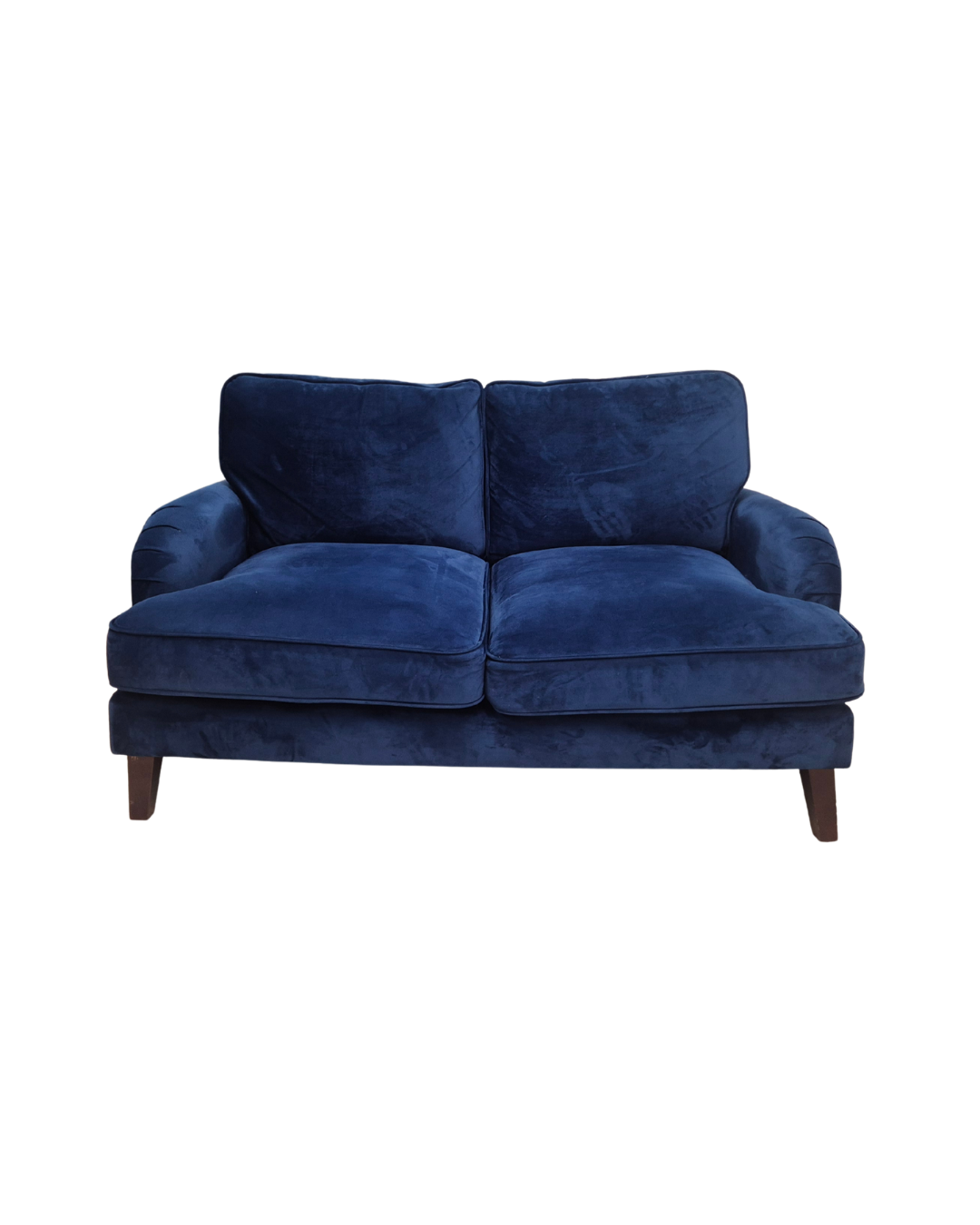Dunelm Blue Velvet 2 Seater