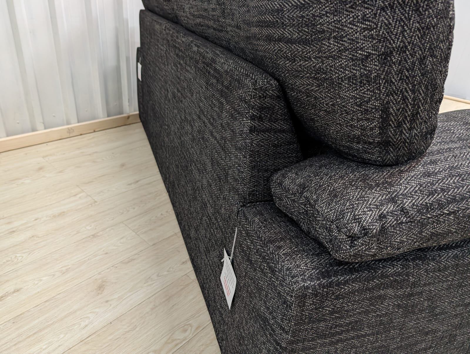 Oak Furniture Land Morgan Cupid Charcoal 2 Seater