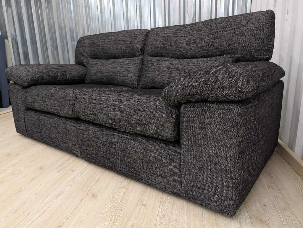 Oak Furniture Land Morgan Cupid Charcoal 2 Seater