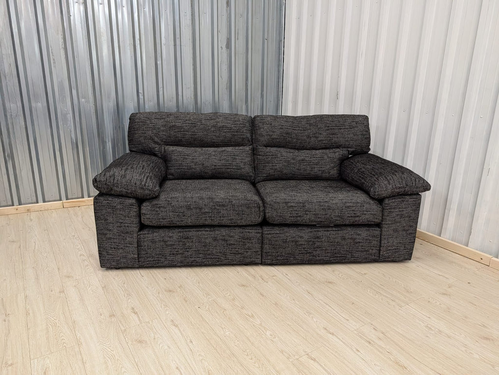 Oak Furniture Land Morgan Cupid Charcoal 2 Seater