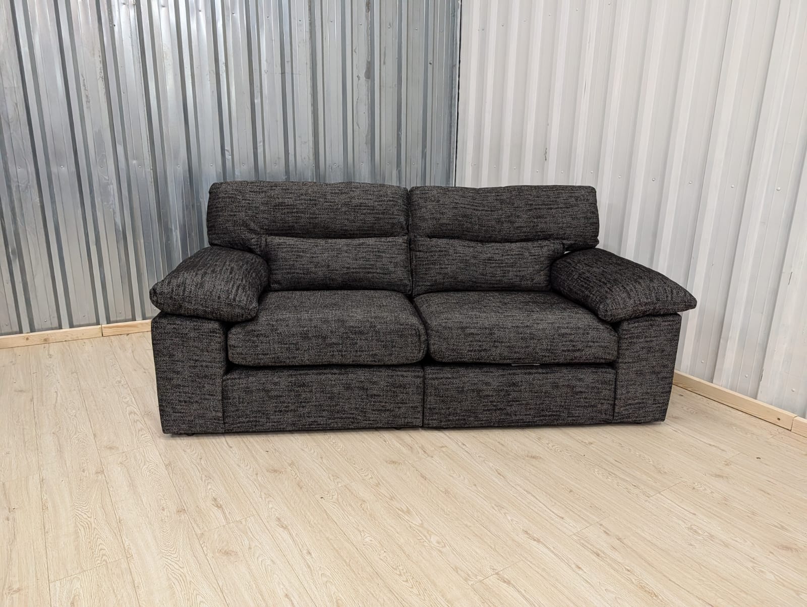 Oak Furniture Land Morgan Cupid Charcoal 2 Seater