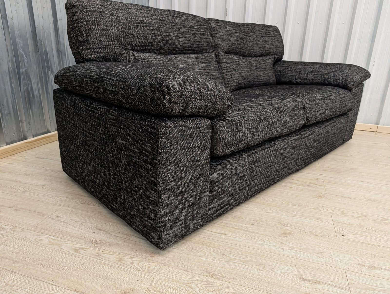 Oak Furniture Land Morgan Cupid Charcoal 2 Seater