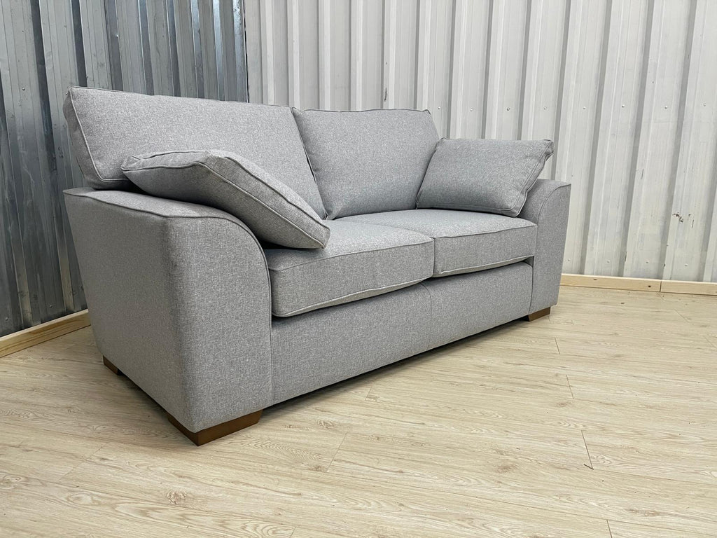 Next Stamford Tweedy Blend Light Silver 2 Seater