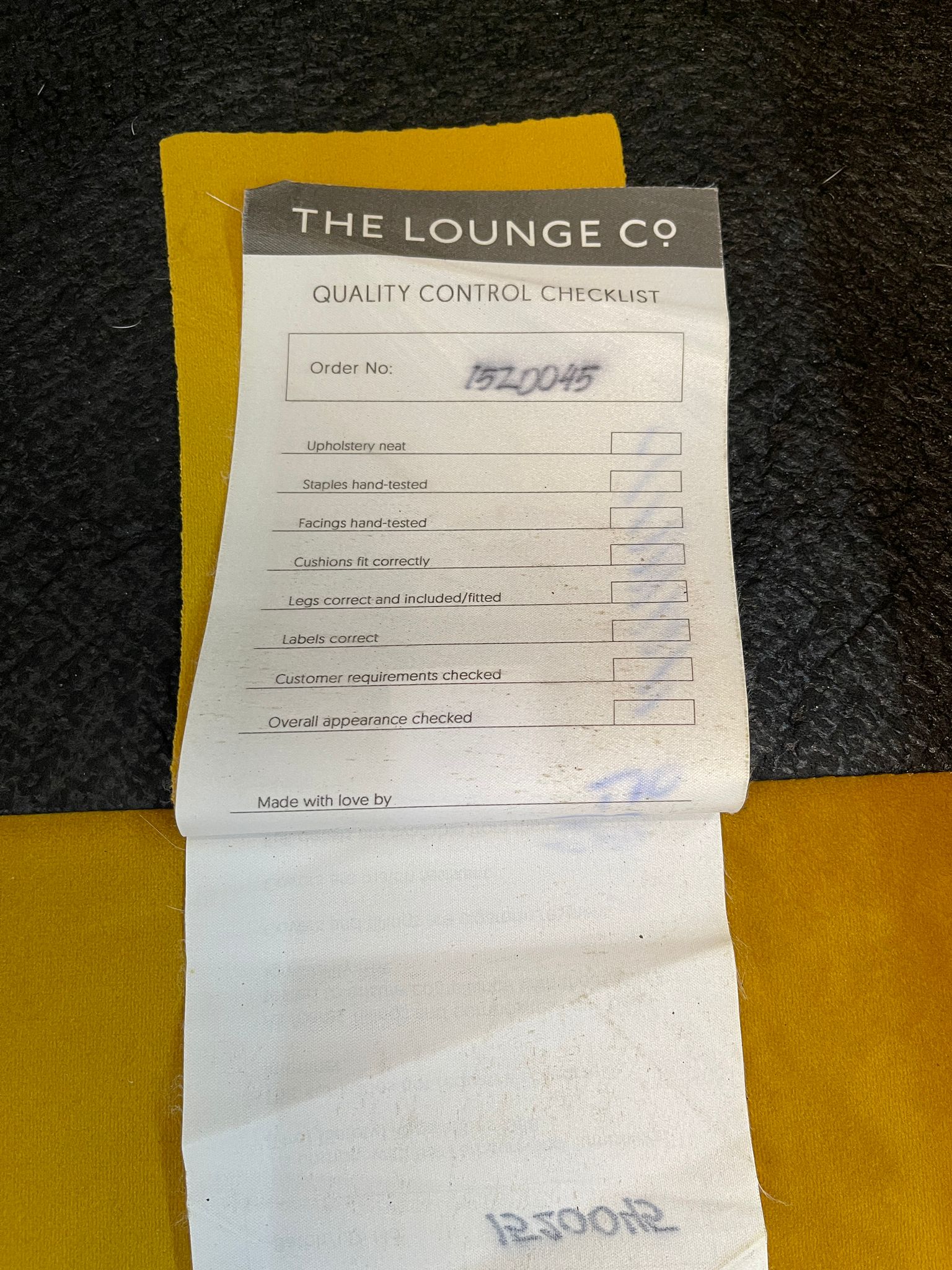 Lounge & Co Romily Yellow Velvet 4 Seater
