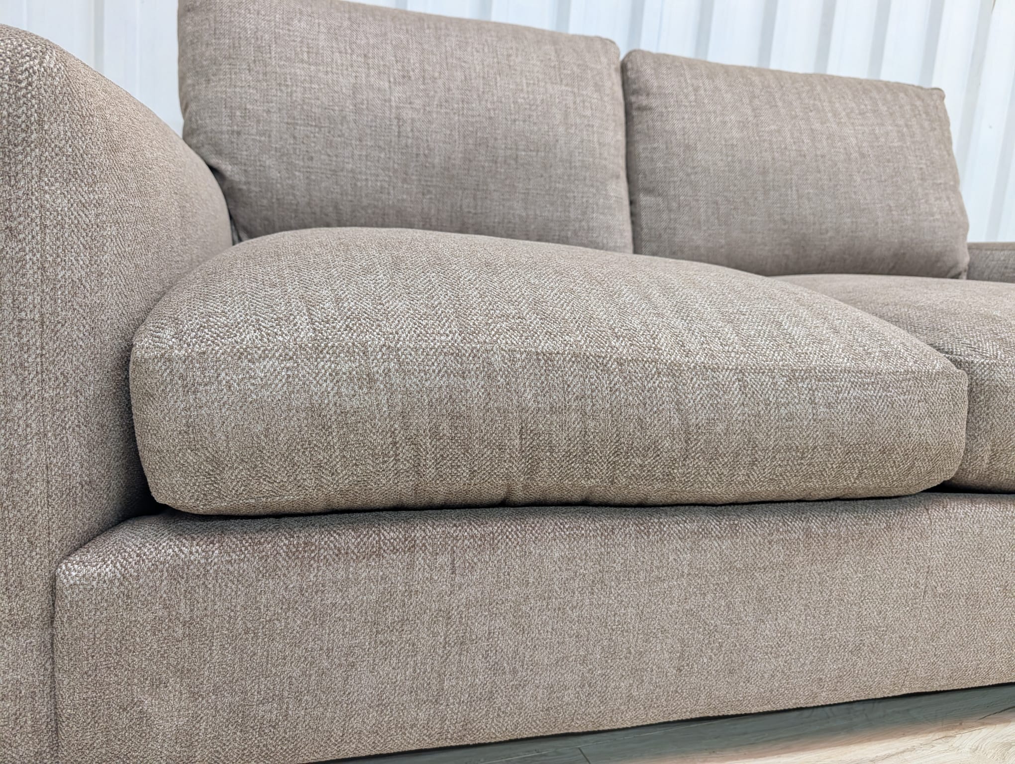 Next Houghton Mid Natural 3 Seater Small Sofa