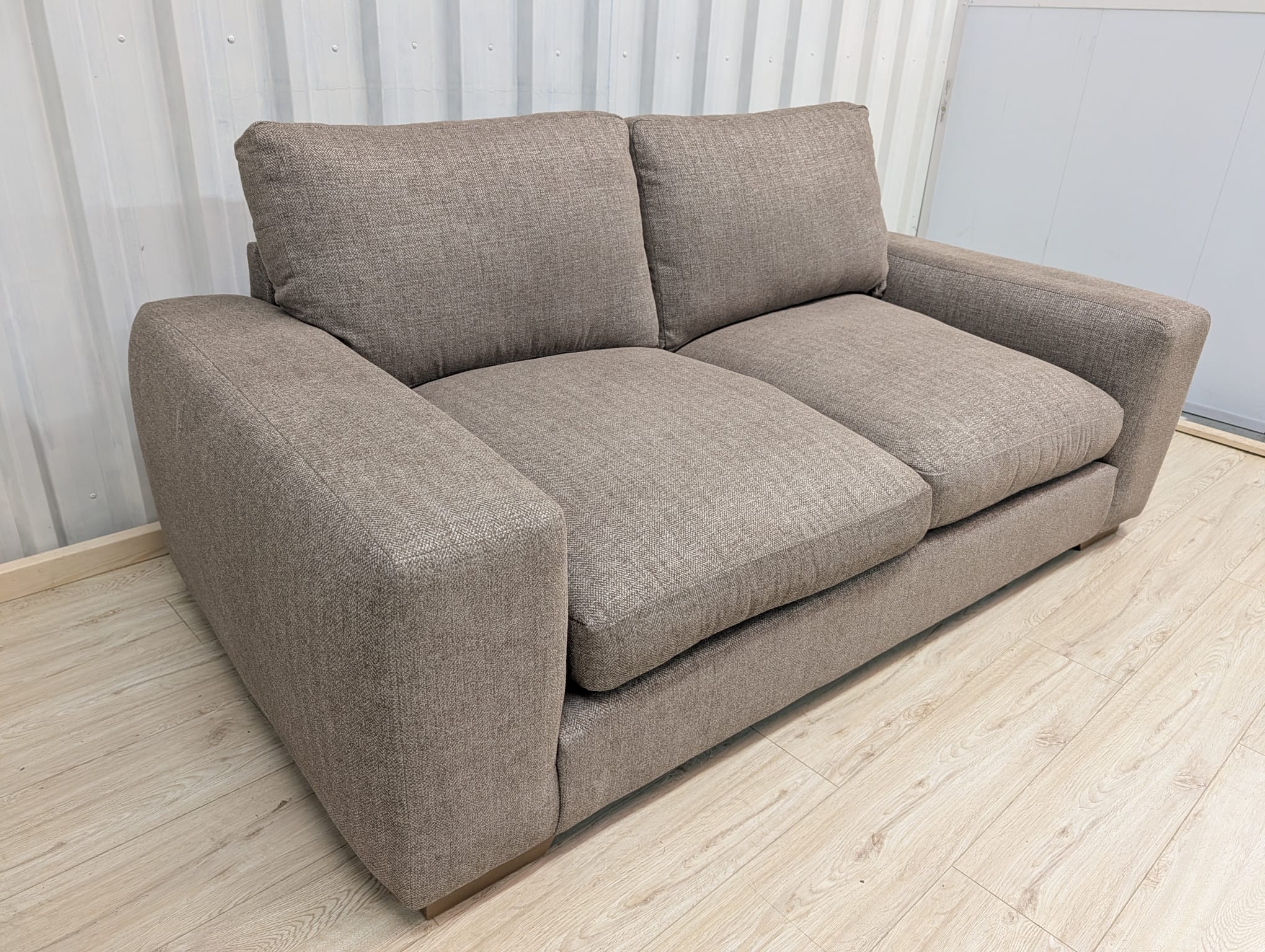Next Houghton Mid Natural 3 Seater Small Sofa