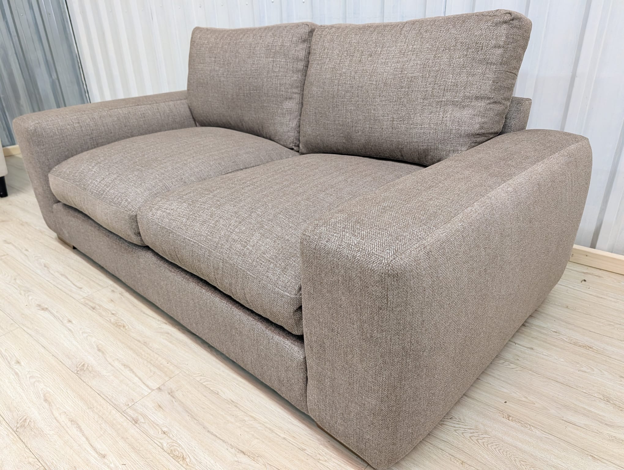 Next Houghton Mid Natural 3 Seater Small Sofa