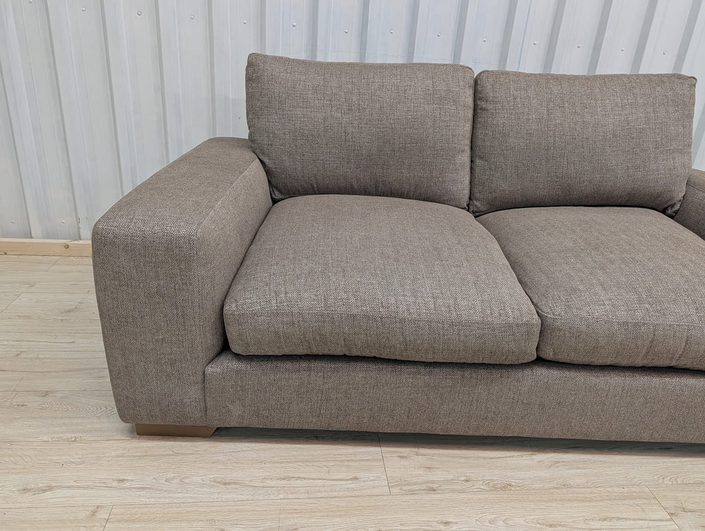 Next Houghton Mid Natural 3 Seater Small Sofa