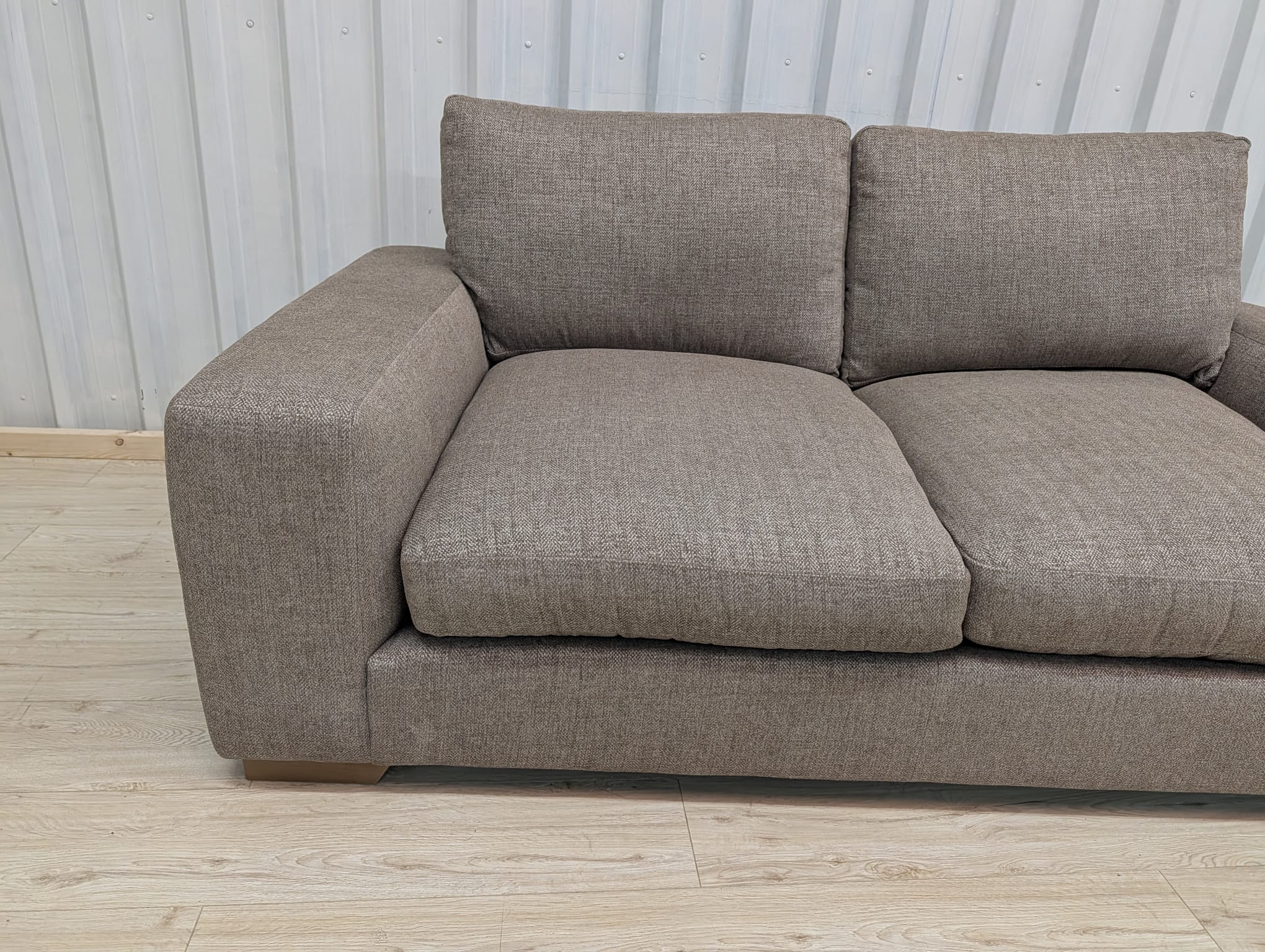 Next Houghton Mid Natural 3 Seater Small Sofa