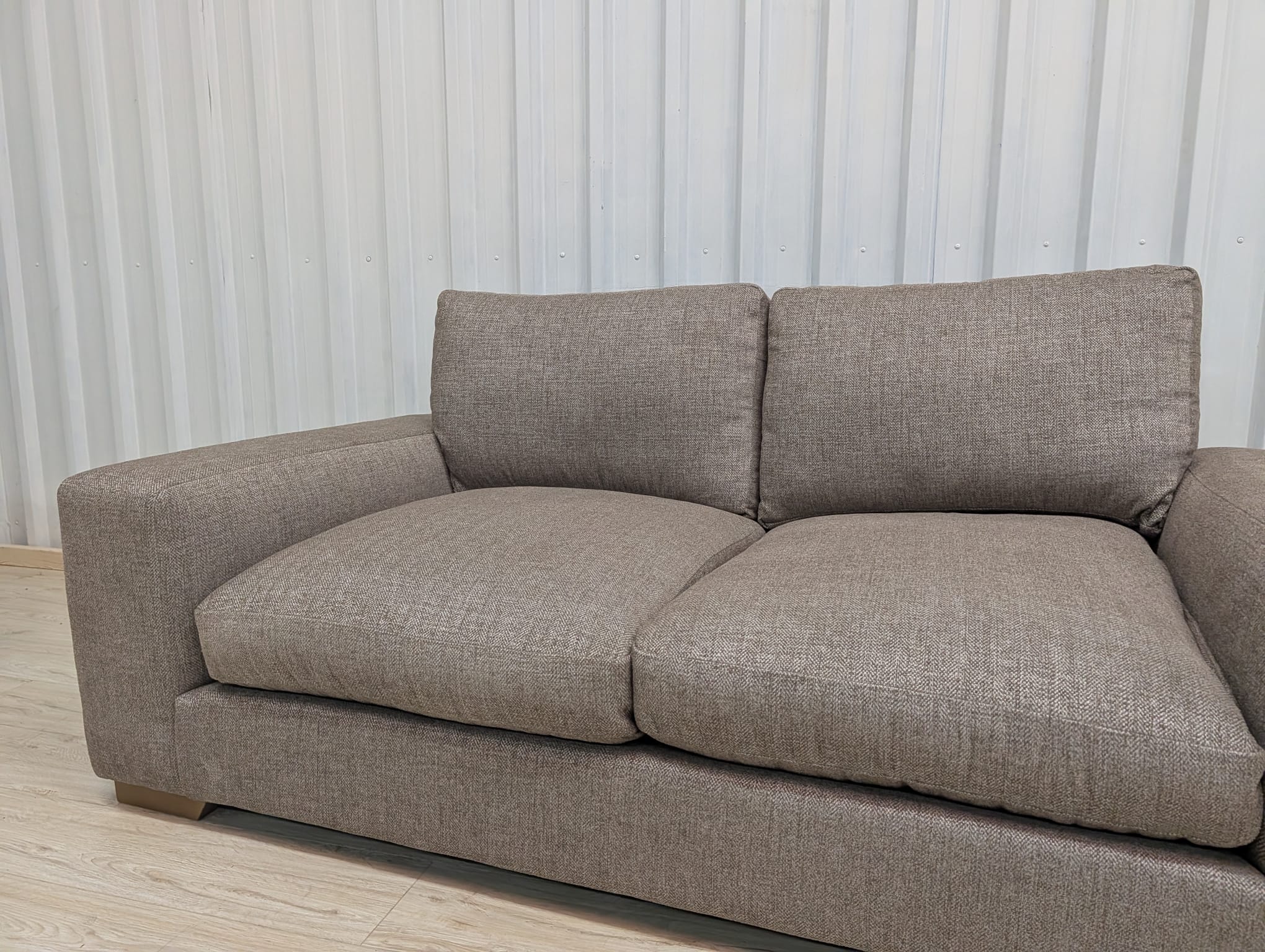 Next Houghton Mid Natural 3 Seater Small Sofa