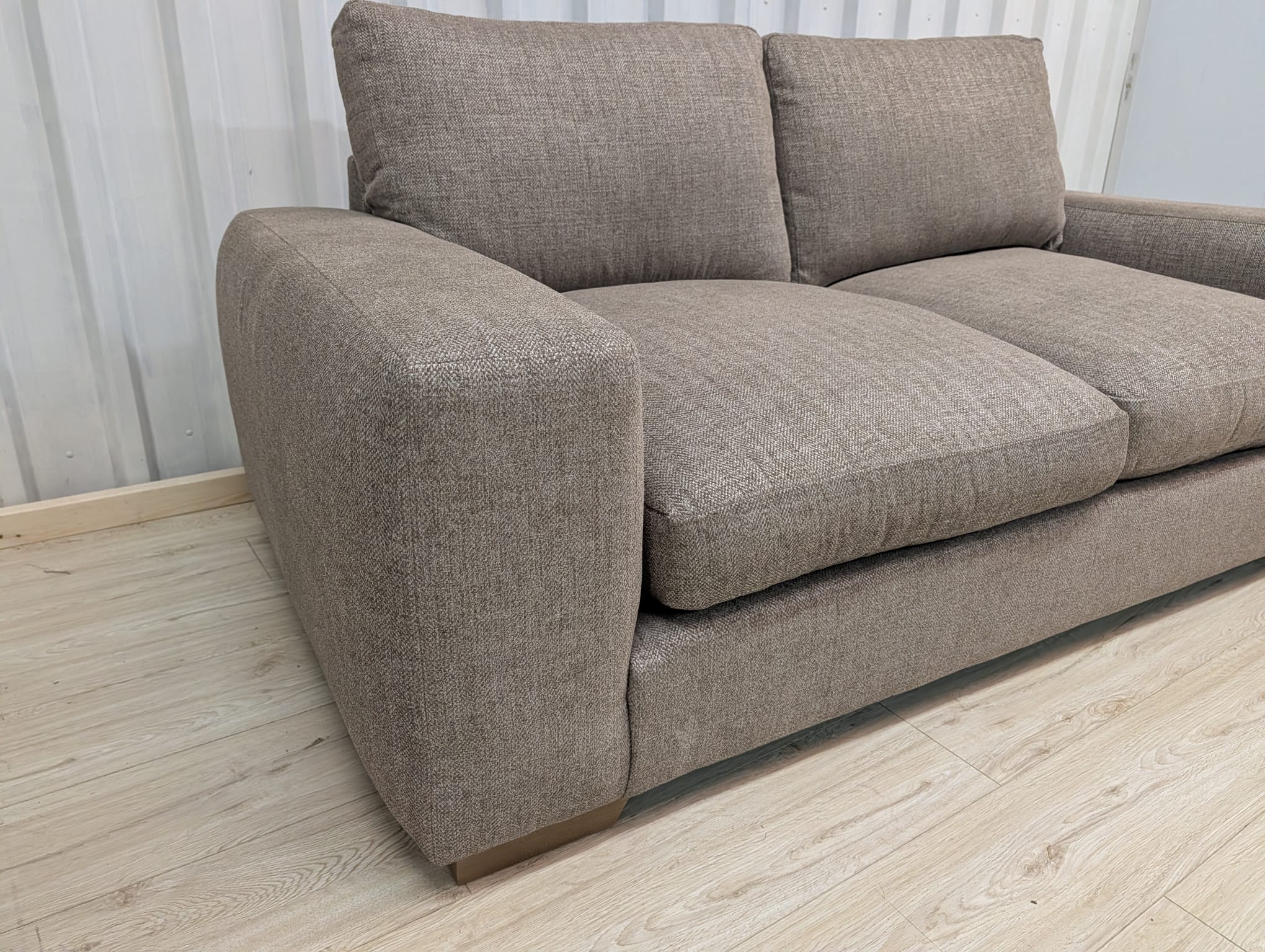Next Houghton Mid Natural 3 Seater Small Sofa