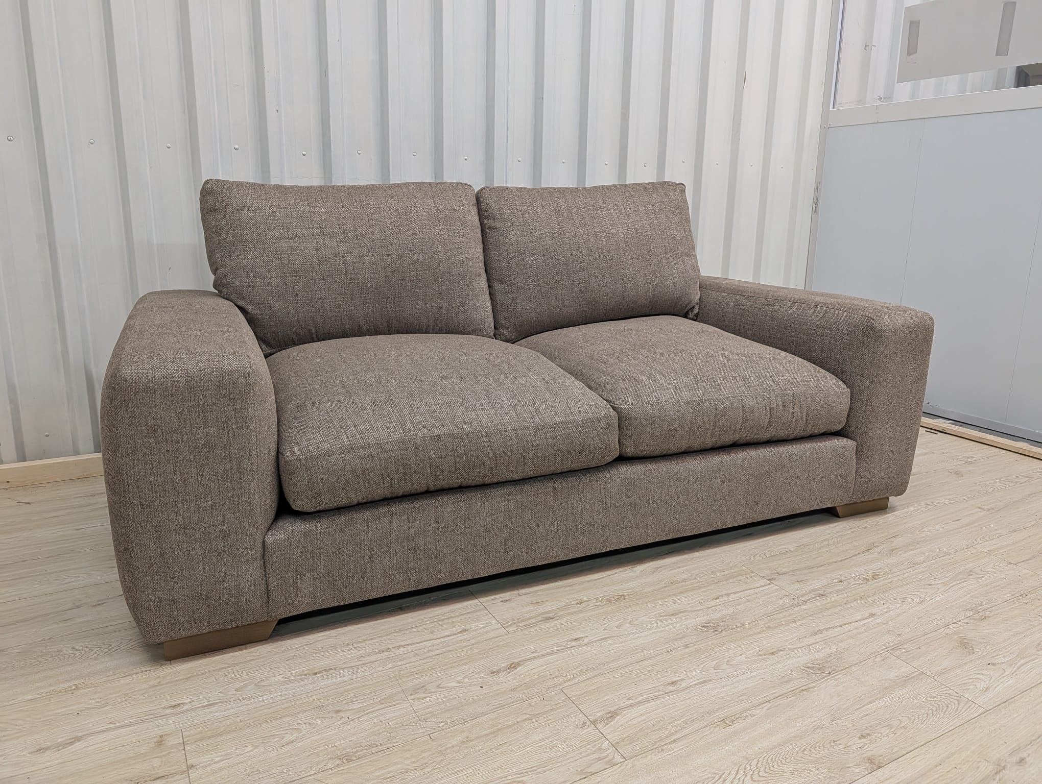 Next Houghton Mid Natural 3 Seater Small Sofa