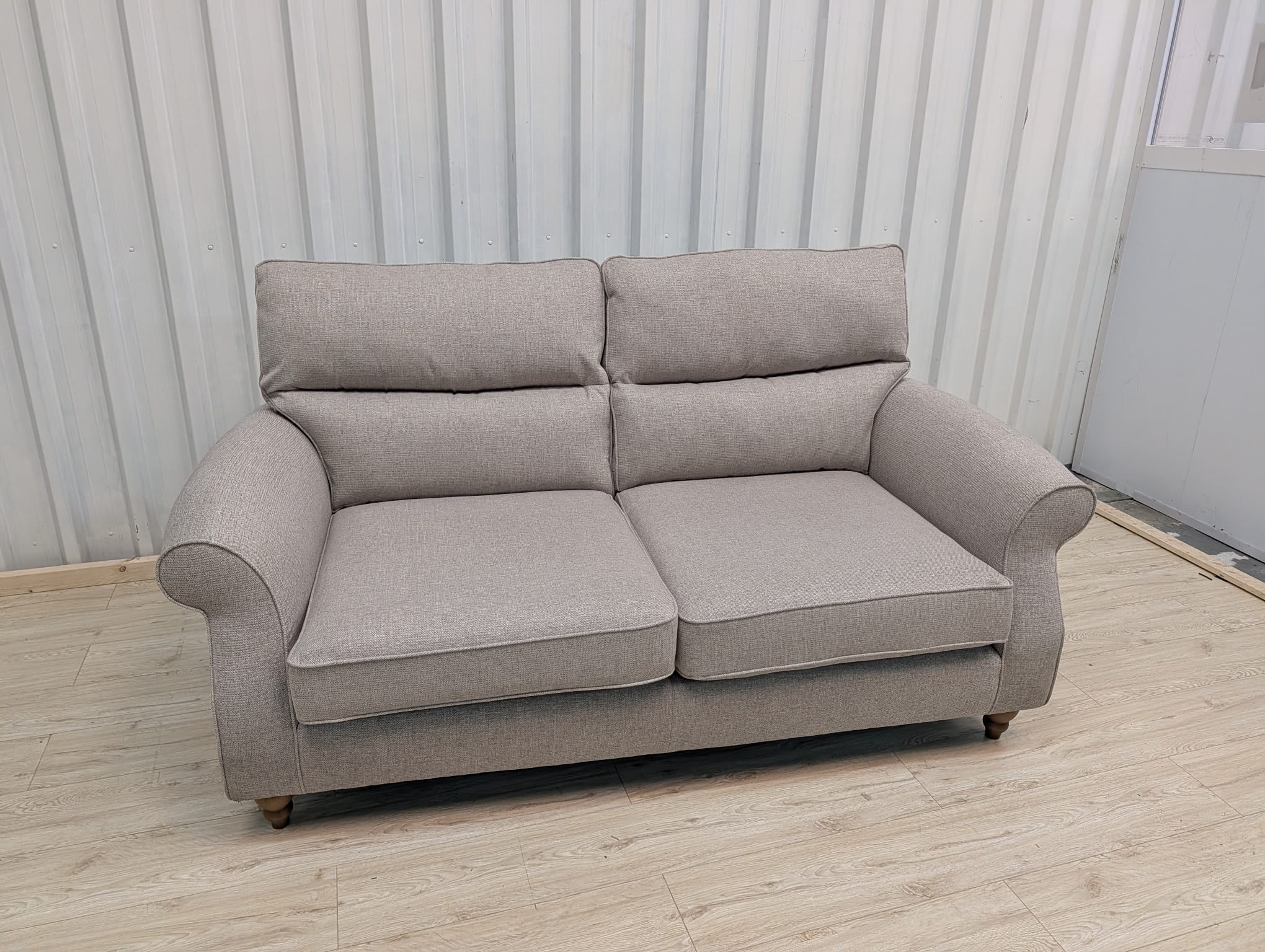 Next Ashford Highback Chunky Weave Mid Natural 2 Seater