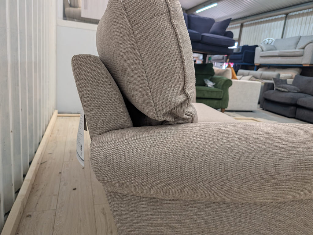 Next Ashford Highback Chunky Weave Mid Natural 2 Seater