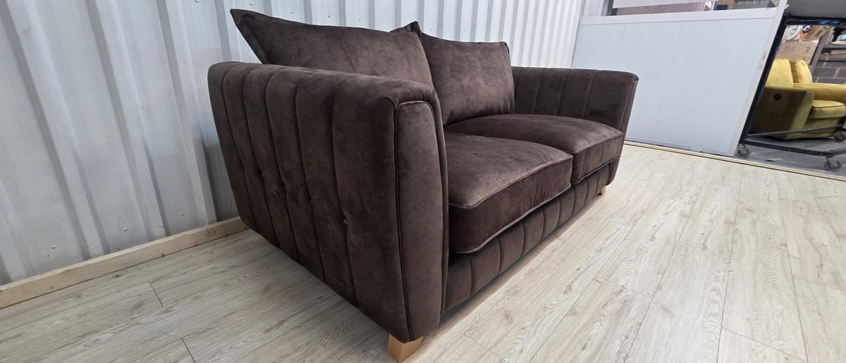 DFS Formal Back Cherished Sage Combination 3 Seater Sofa