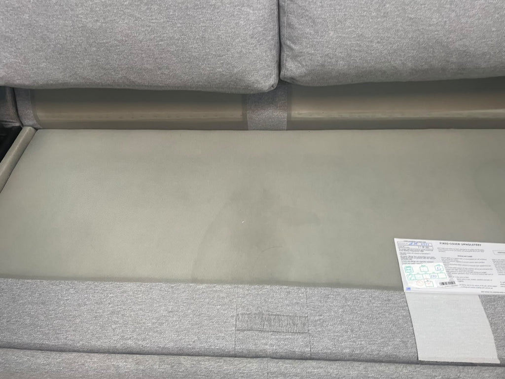Next Garda Grey Left Hand Facing Corner Sofa with Double Storage